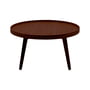 Softline - Alma Table d'appoint, large, noyer laqué