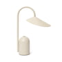 ferm Living - Arum Akku Lampe de table LED, cashmere