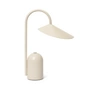 Ferm Living - Arum Lampe de bureau à LED rechargeable, cashmere