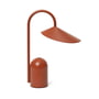 ferm Living - Arum Lampe de table LED rechargeable, rouge