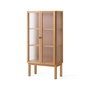 Audo - Curiosity Vitrine H 143 cm, chêne naturel