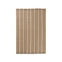 Ferm Living - Calm Kelim tapis de laine, 140 x 200 cm, dark sand / off-white