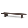 Ferm Living - Kona Low Table d'appoint, 140 x 34 cm, chêne teinté foncé
