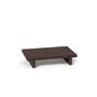 Ferm Living - Kona Low Table d'appoint, 49 x 33,5 cm, chêne teinté foncé