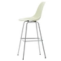 Vitra - Eames Fiberglass Chaise de bar, haute, chromée / parchemin (patins en feutre)