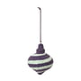 Broste Copenhagen - Pulp Spinning Top Pendentif décoratif, Ø 7,5 x H 9 cm, blackberry purple