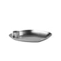 Broste Copenhagen - Mie Plateau pour bougies, 15 x 11 cm, silver finish