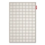 Fatboy - Carpretty Grand Checky Tapis d'extérieur, 200 x 290 cm, crème / blanc
