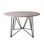 Acapulco Design - The Ring Table, H 74 x Ø 120 cm, pierre terrazzo