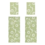 Marimekko - Unikko Serviette de bain & Set de serviettes de bain, blanc cassé / sage / bleu foncé (set de 4)