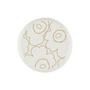 Marimekko - Oiva Piirto Unikko Assiette, Ø 13,5 cm, blanc / or
