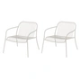Blomus - Yua Wire Outdoor Fauteuil de détente, silk gray (lot de 2)