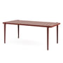 TipToe - Table de jardin MIDI Collection, 190 x 90 cm, brick red