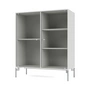 Montana - Ripple II Armoire vitrine, chrome / nordique