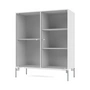Montana - Ripple II Armoire vitrine, chrome / new white