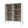 Montana - Ripple II Armoire vitrine, chrome / oat
