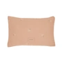 Nobodinoz - Wabi Sabi Coussin en mousseline, 35 x 23 cm, powder pink blossom