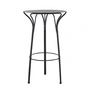 Kartell - Hiray Outdoor Table haute, noir