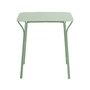 Kartell - Hiray Table de jardin, 70 x 70 cm, vert sauge