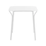 Kartell - Hiray Table de jardin, 70 x 70 cm, blanc