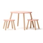 Kids Concept - Table et tabouret, abricot