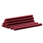 Stoff Nagel - Bougies en paraffine, bordeaux (lot de 12)
