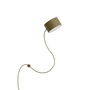 Muuto - Post Applique murale LED, brun-vert