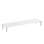 Muuto - Tube Podium pour Stacked System 131 x 35 cm, blanc / gris