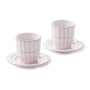 Pols Potten - Digi Tasse à expresso, rose clair (set de 2)