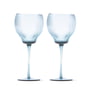 Pols Potten - Pum Coupe Verre à vin S, bleu clair (set de 2)