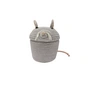 Lorena Canals - Panier de jeu et de rangement, mini Renata the Rat, gris