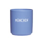 Design Letters - AJ Favourite Tasse en porcelaine, Munich / bleu