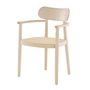 Thonet - 118 FV Chaise avec accoudoirs cannée, hêtre éclairci (TP 107)