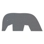 Hey Sign - Tapis Eléphant pour enfants, 92 x 120 cm, 5 mm, Anthracite 01