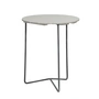 Grythyttan - 6B 60 Table de jardin Ø 60 cm, chêne laqué blanc