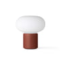 New Works - Karl-Johan Portable LED lampe de table avec batterie, earth red