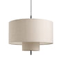 New Works - Margin Lampe suspendue Ø 90 cm, beige