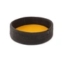 myfelt - Kuno Panier pour chien, Ø 40 cm, incrustation jaune ocre