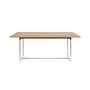 Thonet - S 1070 Table de salle à manger, 200 x 100 cm, chêne massif huilé (Pure Materials)