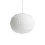 Hay - Nelson Angled Sphere Bubble Lampe à suspendre M, blanc cassé