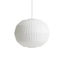 HAY - Nelson Angled Sphere Bubble Lampe à suspendre M, blanc cassé