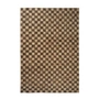 Ferm Living - Check Tapis laine-jute, 200 x 300 cm, coffee / natural