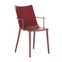 Kartell - H.H.H. fauteuil, bourgogne