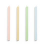 HAY - Square Bougies H 24 cm, pastel (set de 4)
