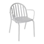 Fatboy - Fred's Outdoor chaise à accoudoirs, gris clair (édition exclusive)