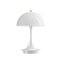 Louis Poulsen - Panthella 160 Portable accu LED lampe de table, blanc / laiton (Anniversary Edition)