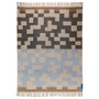 Mette Ditmer - Maze couverture de laine, 130 x 190 cm, bleu clair