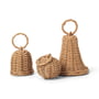 ferm Living - Boules de cloches tressées, naturel (set de 3)