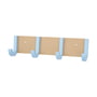 Design Letters - Jay Portemanteau, L 43 cm, beige / bleu clair