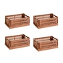 HAY - Colour Crate Panier S, 26,5 x 17 cm, terracotta, recycled (set de 4)